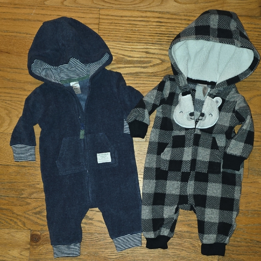 Footless Fleece Onesies